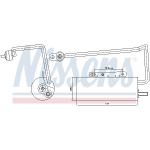 Filtre déshydratant climatisation NISSENS 95410