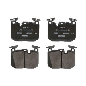Bromsbeläggssats TEXTAR 2502805, fram
