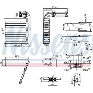 Verdamper, airconditioning NISSENS 92332