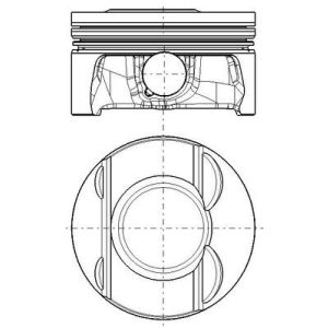 Êmbolo MAHLE 028 PI 00174 002