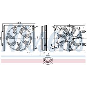 Ventilator NISSENS NIS 850050