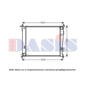 Motorkühler AKS DASIS 510137N
