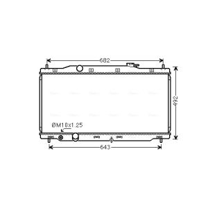 Arrefecedor do motor AVA COOLING HD2307