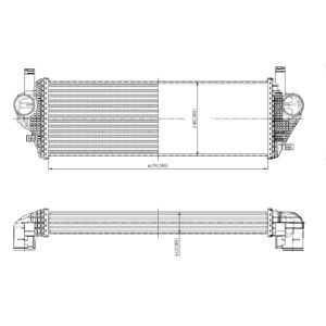 Pakking, intercooler NRF 309074