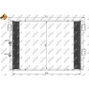 Condensador, aire acondicionado EASY FIT NRF 35461