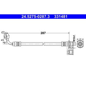 Remleiding ATE 24.5275-0287.3