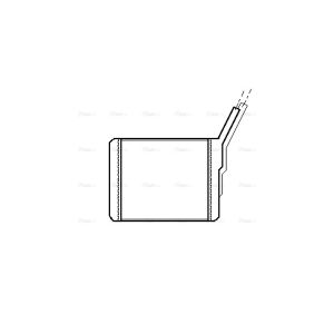Wärmetauscher, Innenraumheizung AVA COOLING OL6182