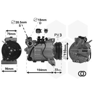 Compressor, ar condicionado VAN WEZEL 5900K183