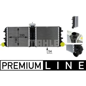 Jäähdytin, moottorin jäähdytys MAHLE CR 77 000P