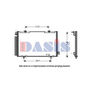 A/C-kondensor AKS DASIS 212015N
