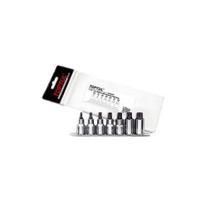 XZN-Stecknusssatz TOPTUL 1/2 zoll 7 Stück (M5, M6, M8, M10, M12, M14, M16)