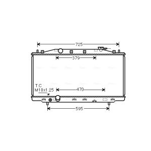 Arrefecedor do motor AVA COOLING HD2284