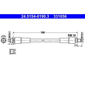 Remleiding ATE 24.5154-0190.3