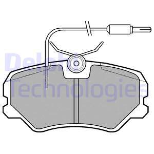 Bremsbelagsatz DELPHI LP1606, Vorne