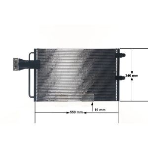 A/C-kondensor MAHLE AC 151 000S