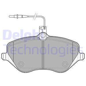 Bremsbelagsatz DELPHI LP1891, Vorne