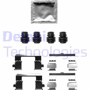 Kit de accesorios, pastilla de freno de disco DELPHI LX0697