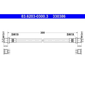 Latiguillo de freno ATE 83.6203-0300.3