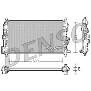 Radiator, motorkoeling DENSO DRM20078