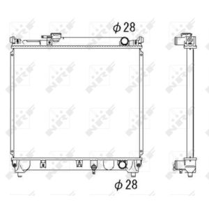 Radiator, motorkoeling NRF 53279