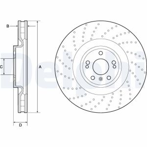 Disco de freno DELPHI BG9185C