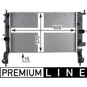 Arrefecedor do motor MAHLE CR 2119 000P