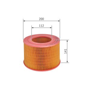 Luftfilter BOSCH FILTRY 1 457 433 734