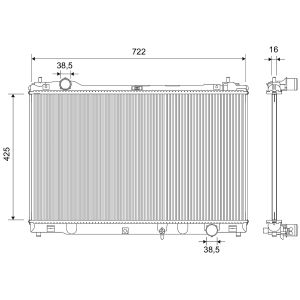 Motorkylare VALEO 701178