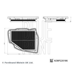 Luftfilter BLUE PRINT ADBP220186