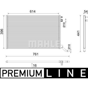 Radiateur BEHR MAHLE CR 2445 000P