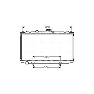 Arrefecedor do motor AVA COOLING DNA2215