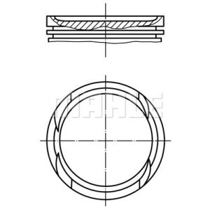 Zuiger MAHLE 010 05 01
