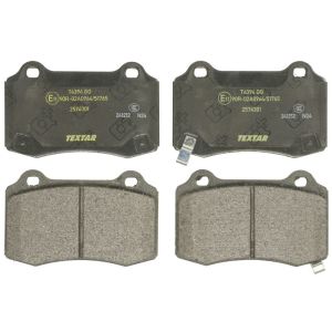Bremsbelagsatz TEXTAR 2574301, Hinten
