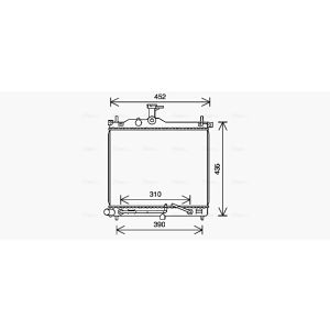 Arrefecedor do motor AVA COOLING HY2453