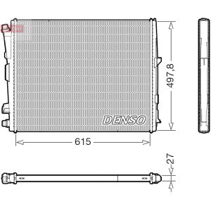 Arrefecedor do motor DENSO DRM05123