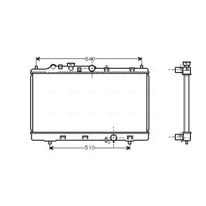 Arrefecedor do motor AVA COOLING MZ2153