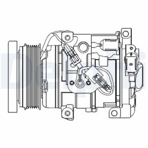 Compressor, ar condicionado DELPHI CS20508