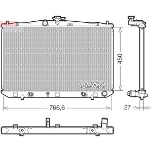 Arrefecedor do motor DENSO DRM51017