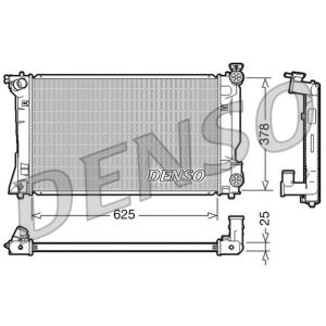 Radiador de motor DENSO DRM50035