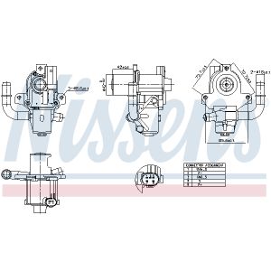 Válvula EGR NISSENS 98264