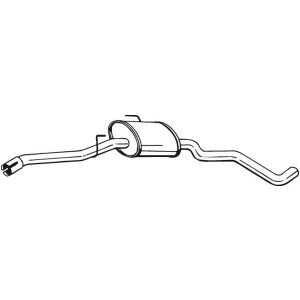 Mittelschalldämpfer BOSAL 282-505
