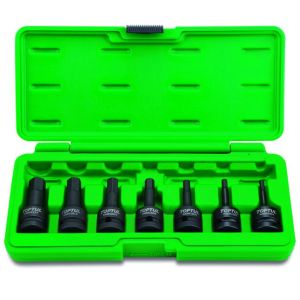 Kit de soquetes de impacto hexagonal TOPTUL 1/2 polegadas 4, 5, 6, 8, 10, 12 mm