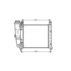 Arrefecedor do motor AVA COOLING FT2039
