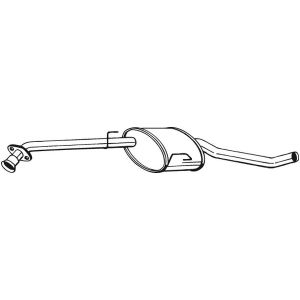 Mittelschalldämpfer BOSAL 283-751