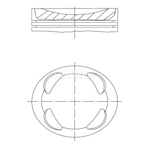 Zuiger MAHLE 081 PI 00104 001