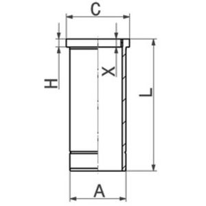Cylinderfoder KOLBENSCHMIDT 89 952 110