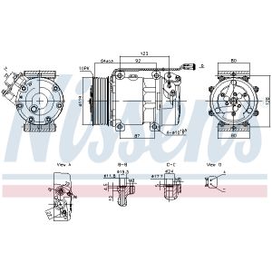 Klimakompressor NISSENS NIS 890945