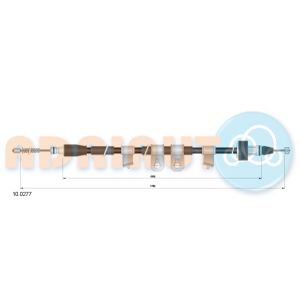 Cable, freno de servicio ADRIAUTO 10.0277