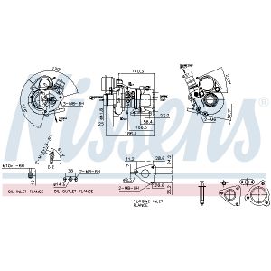 Turboahdin, ahtaminen NISSENS 93141