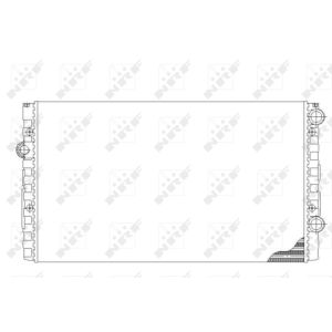 Radiator, motorkoeling NRF 50454